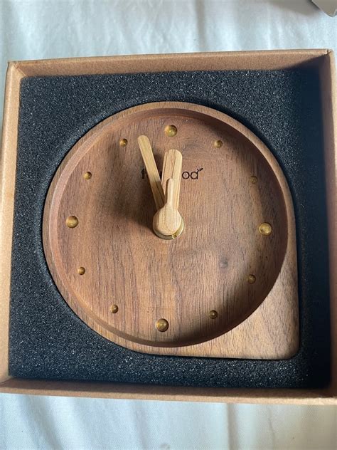 funwood木製時鐘, 家具及居家用品, 居家裝飾, 時鐘在旋轉拍賣