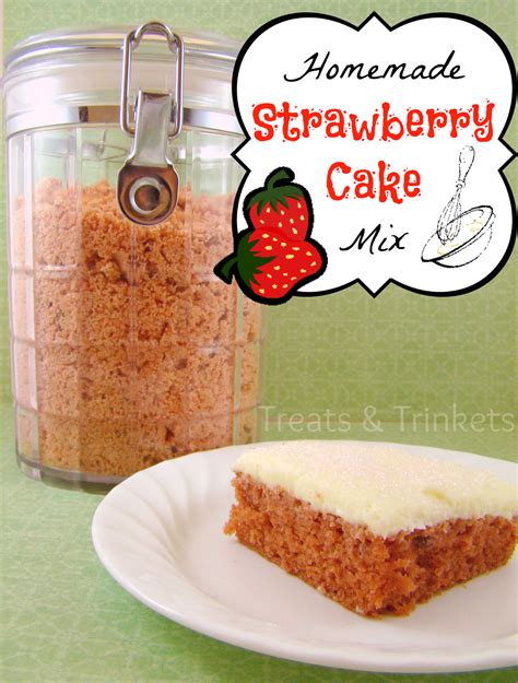 strawberry cake mix 1