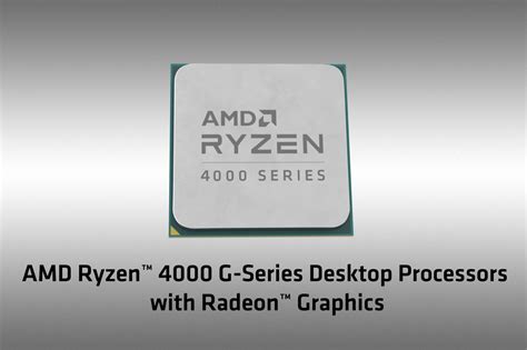 חברת AMD מכריזה על סדרת מעבדי ה-Ryzen 4000G ו-Ryzen Pro 4000G