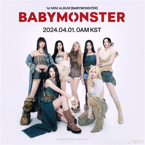 BABYMONSTER全员7人合体预告照！迷你一辑将于4月1日释出！|预告|合体|全员_新浪新闻