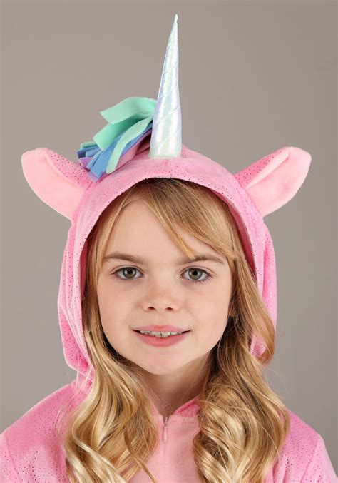Girl's Pink Glitter Unicorn Costume | Unicorn Halloween Costumes