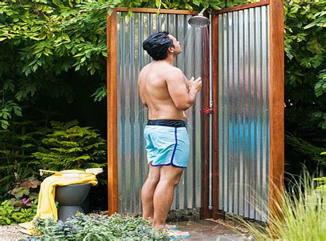 Outdoor Shower Enclosure Plans - Design Ideas