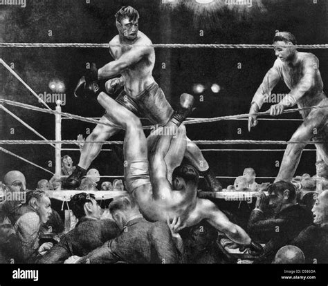 Dempsey and Firpo - Jack Dempsey knocked out of the ring by Luis Stock ...