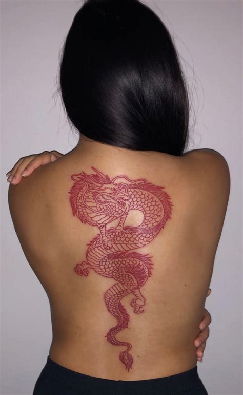 Red Dragon Tattoo, Chinese Dragon Tattoos, Dragon Tattoo For Women ...