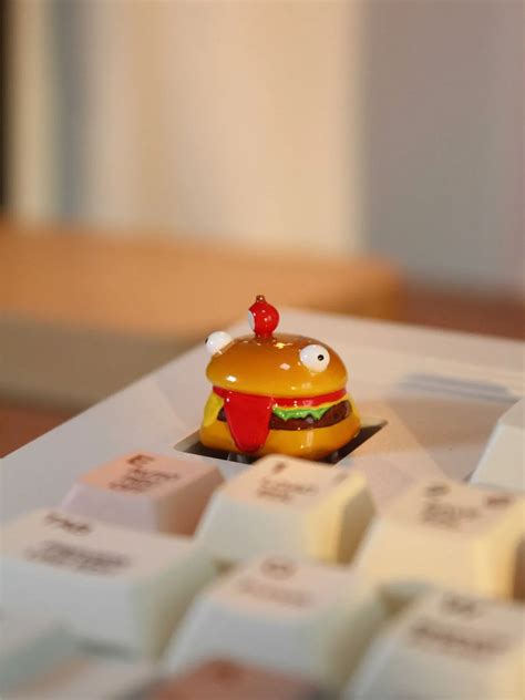 Durrr Burger Keycap: Level Up Your Setup | Kawaiikeycaps