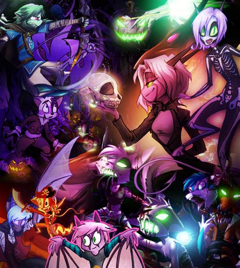 halloween fanart mashup  dreamkeepers  deviantart