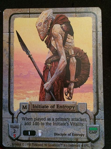 Initiate of Entropy (Original Painting) – Guardians CCG $2500 – Keith ...