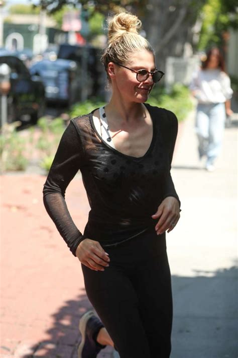 ALI LARTER in Tights Out in Los Angeles 04/26/2019 – HawtCelebs