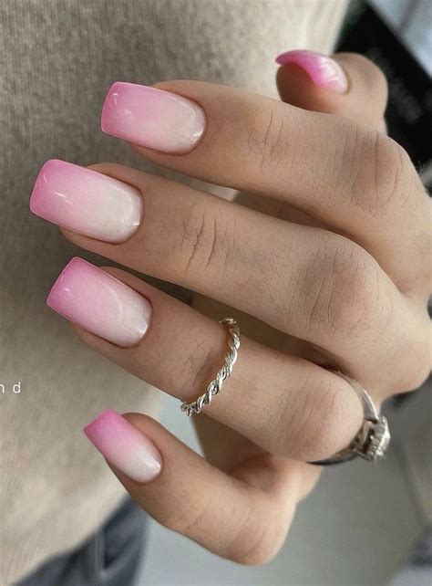 Pin by Venny Loveless on Nail design | Pink ombre nails, Pink wedding ...