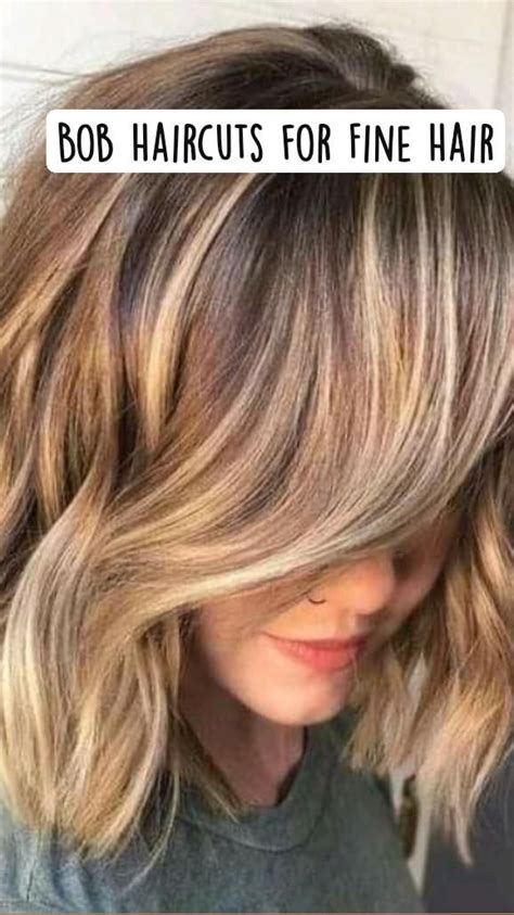 bob haircuts  fine hair artofit