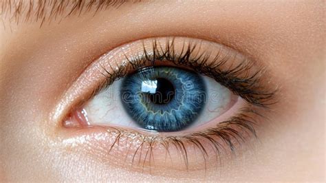 close    human eye   blue iris high detail  texture