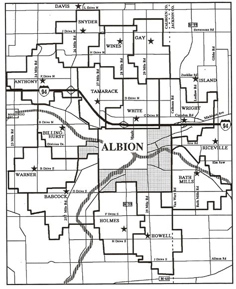 RURAL SCHOOL DISTRICTS FORMED ALBION SCHOOL BOUNDARIES