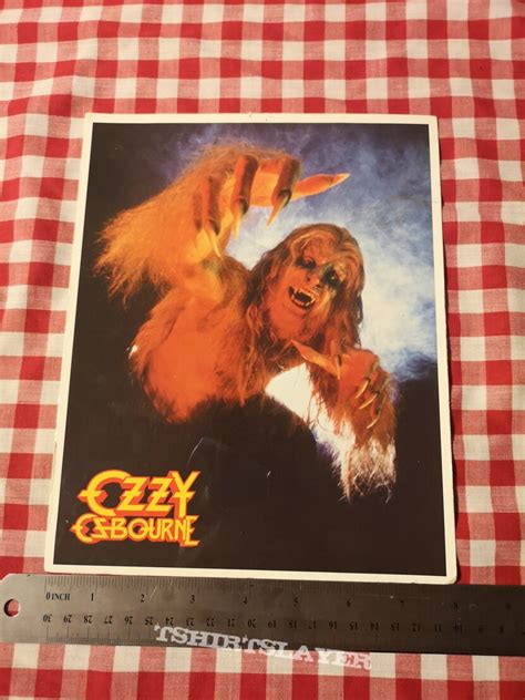 Ozzy Osbourne Ozzy werewolf 1984 picture | TShirtSlayer TShirt and ...