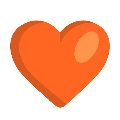 emoji coeur orange sur microsoft windows   august  update