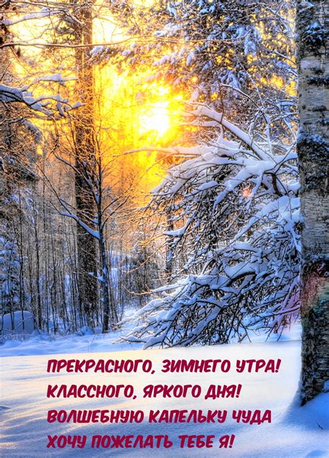 Картинка - Прекрасного, зимнего утра!.