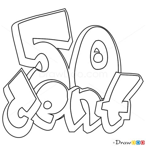 How to Draw 50 Cent, Graffiti