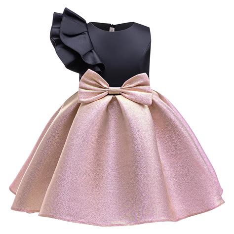 Tweens Girls Prom Dresses Semi Formal Ruffle One Shoulder Crewneck