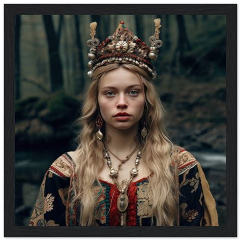 Premium Poster "Polish Princess" mit Holzrahmen