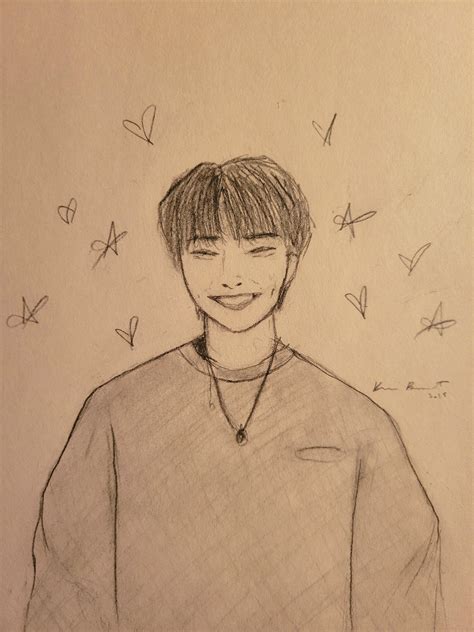 just a quick sketch of jeongin~ : r/straykids