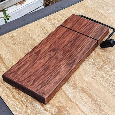 Springhill - (SOLD) This Black Walnut Butcher Block Wood Cheese Slicing