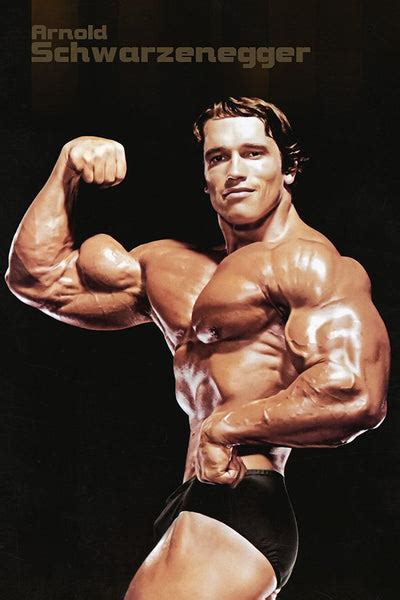 Arnold Schwarzenegger Young Poster – My Hot Posters