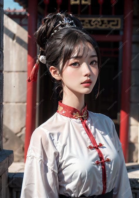 Premium AI Image | Chinese princess Asian beautiful princess Chinese