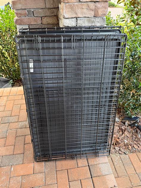 2 dog crates LARGE 42” - Pet Crates & Carriers - Odessa, Florida