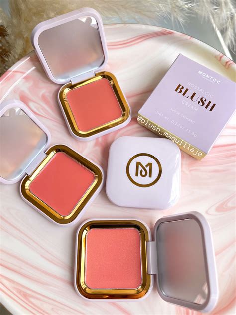 rubor nostalgic en crema montoc blush maquillaje
