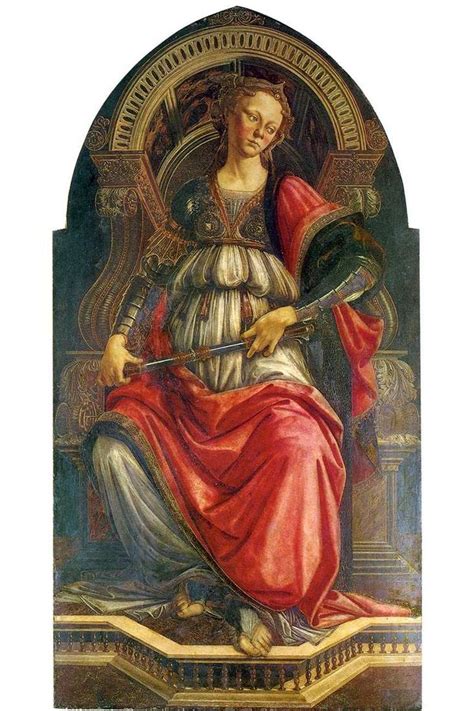Allegory of Strength (Fortitude) by Sandro Botticelli ️ - Botticelli Sandro