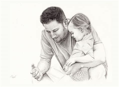Father And Daughter Drawing at PaintingValley.com | Explore collection ...