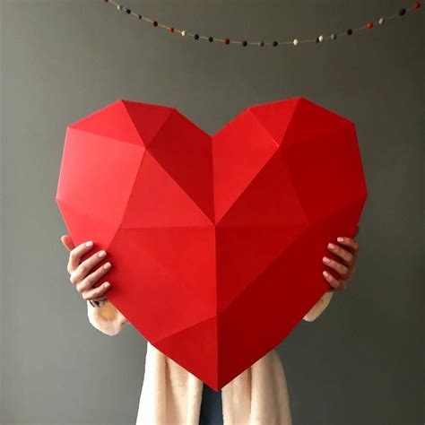 Сердце из бумаги - фото и картинки: 70 штук