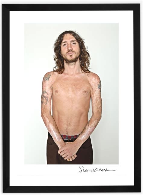 framed john frusciante  print scarlet page shop