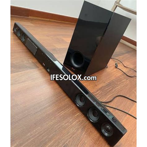 LG SH4 2.1Ch 300W Bluetooth Sound Bar with Wireless Subwoofer and HDMI ...