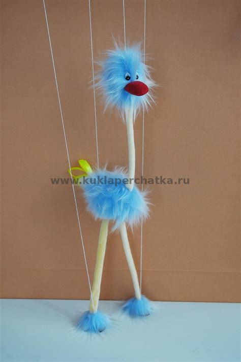 Марионетка Кот средний голубой