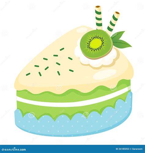 Fruit cake stock vector. Illustration of eps10, clip - 26185053