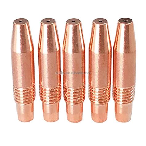 Welding Tips For Mig/mag Welding Chromium Zirconium Copper Contact Tip ...