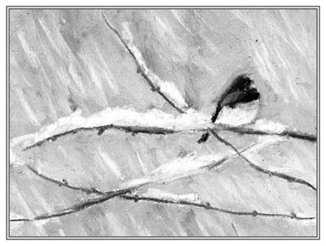 Winter Scene Sketch at PaintingValley.com | Explore collection of ...