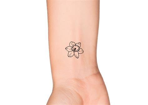 march flower tattoo 6