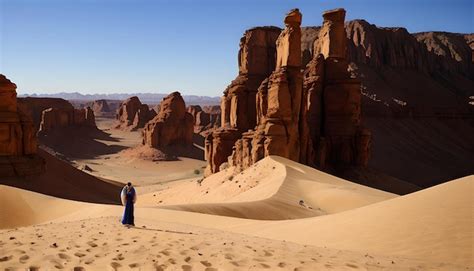premium ai image desert view