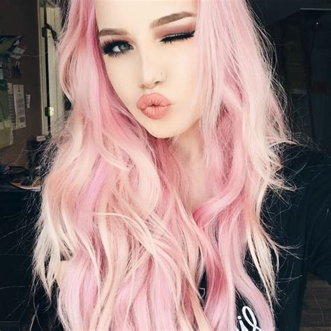 cute pics  pink hair  nate nail blog