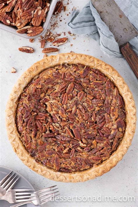 Texas Pecan Pie - Desserts on a Dime