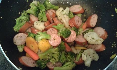 Smoked Sausage & Vegetable Stir Fry