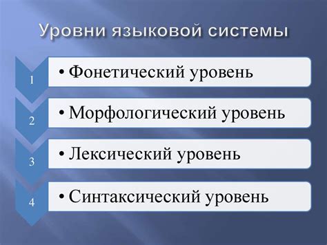 Фонетика. Уровни языковой системы - презентация онлайн