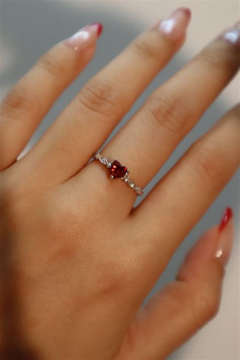 925 Sterling Silver Heart Ring – Cutethingscommin