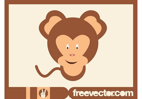 monkey cartoon  vector art   downloads