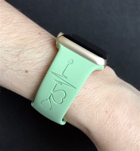 Nurse Stethoscope Monogram Apple Watch Band 24 Colors 16 - Etsy