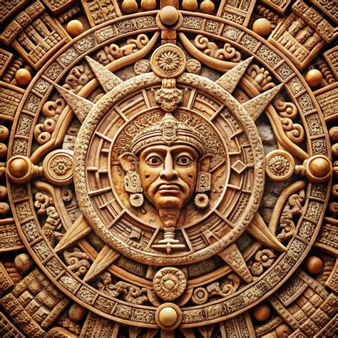Ancient Mayan Calendar Images of characters of ancient American