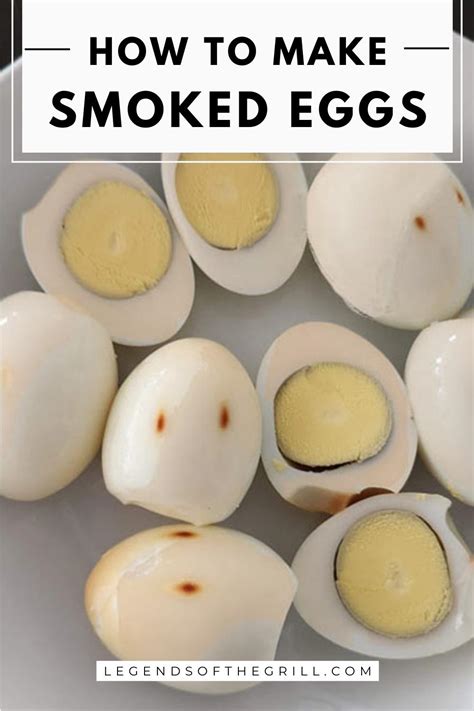How to Make Smoked Eggs - Legends of the Grill