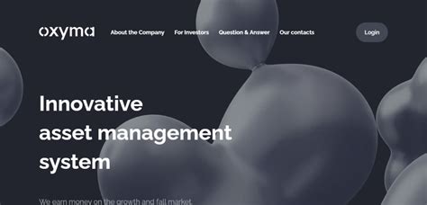 Oxyma Review: Reliable Investment Platform? - itisREVIEWED.com