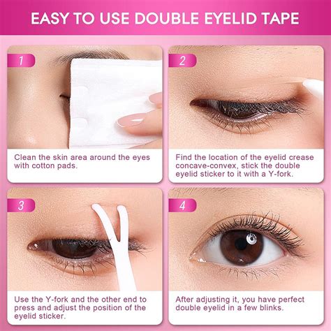 FENVIRN Eyelid Tape Natural Double Eyelid Lifter Strips Invisible ...